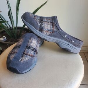 Easy Spirit  Plaid Slip-On Shoes